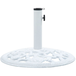 Base Ombrellone Bianca 12 kg 48 cm in Ghisa características