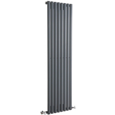 Hudson Reed Revive Radiatore Termoarredo di Design Verticale Moderno - Termosifone con Finitura In Antracite - Design a Colonna - 1780 x 472 x 56mm