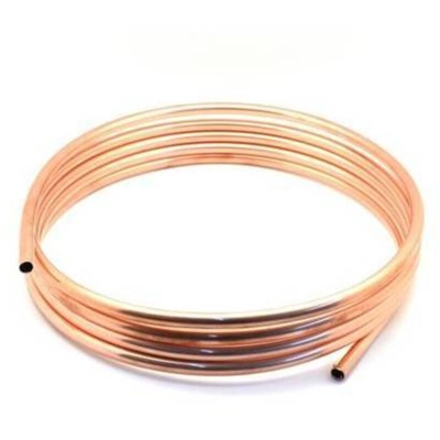 ROTOLO TUBO IN RAME GREZZO DA MT. 5 Diam. 12