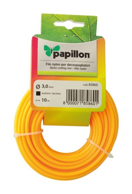 Papillon - FILO DECESPUGLIATORE NYLON QUADRO 3mm x 10mt