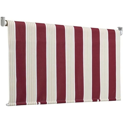 Tenda da sole a caduta 200 x 250 centimetri tenda parasole verticale colore rigato bordeaux