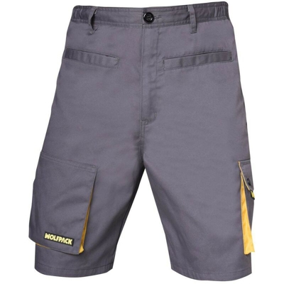 Pantaloni corti grigio / giallo taglia 54/56 XXL