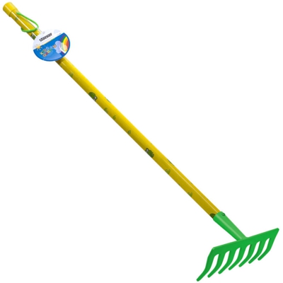 Rastrello 7 Denti Da Giardino Verde - Stocker