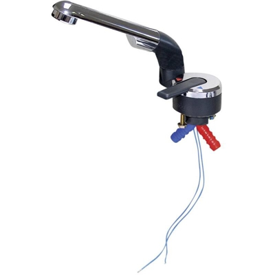 Barwig 20000-630 Rubinetto con miscelatore monocomando Raccordo tubo flessibile 10 mm Antracite, Cromo