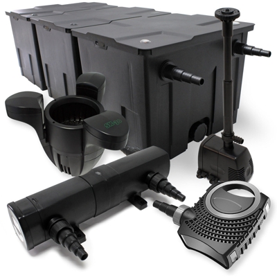 Set filtro bio per stagni 12000l SunSun 24W UVC Depuratore