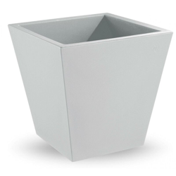 Vaso quadrato in resina 'Cosmos' 45 cm. Bianco características