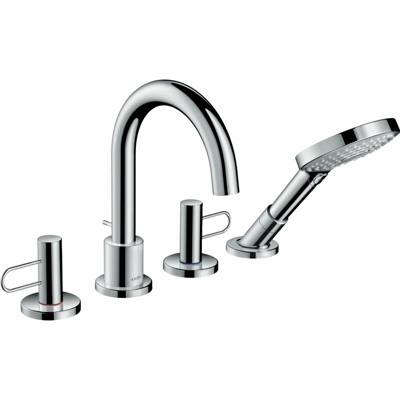 AXOR Uno 4 fori per vasca da bagno, maniglia a prua, colorazione: cromo - 38445000 - Hansgrohe