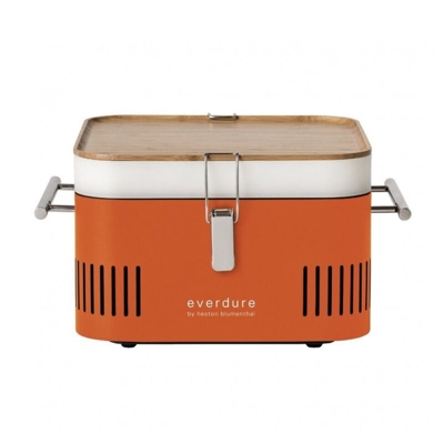 Barbecue a Carbone portatile CUBE™ colore Arancione di - Everdure By Heston Blumenthal