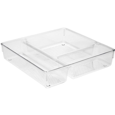 Organizer in plastica per cassetti 'System Nº1' 23x23x5 cm. AFT 05071202