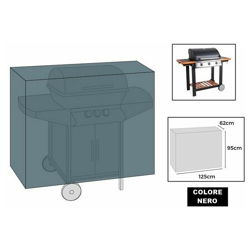 J69 - TELO PROTETTIVO MULTIUSO IN PVC X BARBECUE RETTANGOLARE LARGHEZZA MAX 120 cm en oferta