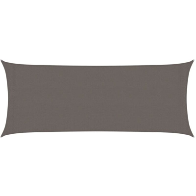 vidaXL Vela Parasole 160 g/m² Antracite 2x4,5 m in HDPE - Antracite