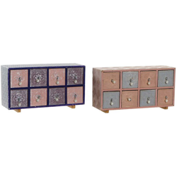 Scatola-Portagioie DKD Home Decor Ottone Legno di mango (2 pcs) precio