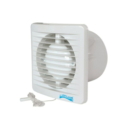 Aspiratore elicoidale da parete con interruttore a tirante características