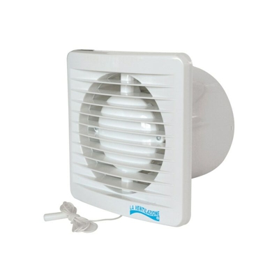 Aspiratore elicoidale da parete con interruttore a tirante