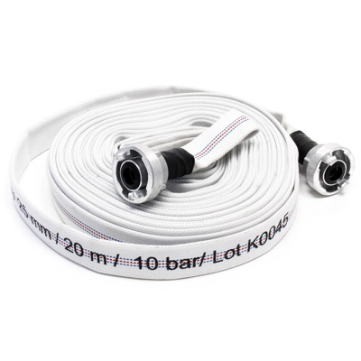 Wiltec - OneFlat tubo piatto 20 m Ø 25mm con raccordo Storz di tipo D