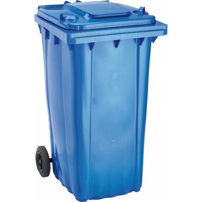 Trash Bin Wave-240 La Plastica Blu