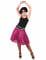 Gonna disco rosa con paillettes per donna precio