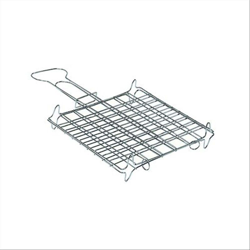 Graticola griglia a rete piatta in acciaio cromato cm25x30 precio