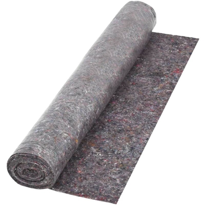 vidaXL Telo Protettivo per Pittori Antiscivolo 50 m 180 g/m² Grigio - Grigio