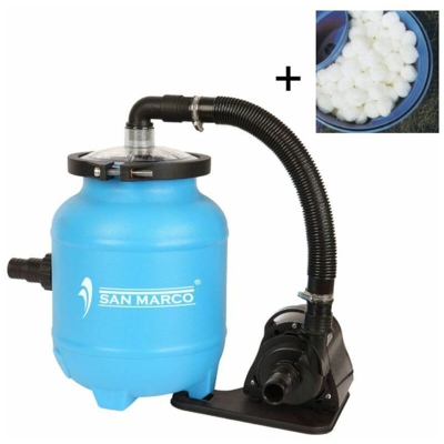 Filtro per piscina con aqualoon senza valvola selettrice