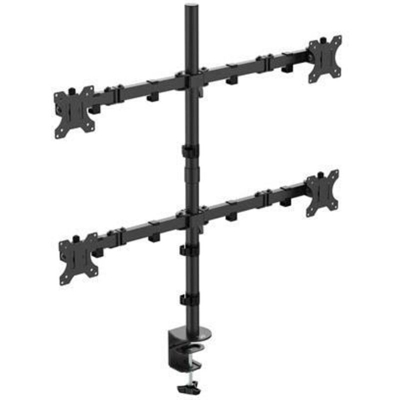 Supporto da tavolo per 4 monitor da 17' a 32' ewent