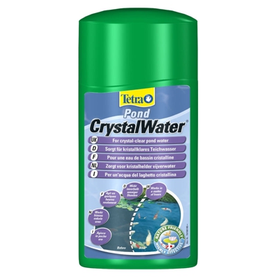 POND CRYSTAL WATER ELIMINA DALL'ACQUA LE SOSTANZE INTORBIDENTI 250 ml. - Tetra