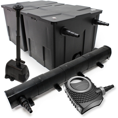 Il set filto bio 60000l 72W UVC Depuratore per stagni 80W Pompa Fontana