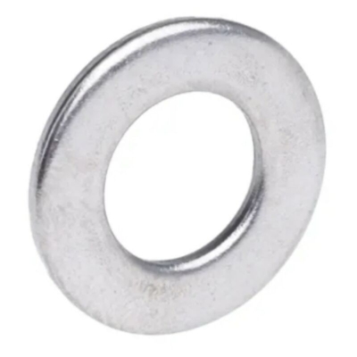 16 RONDELLE PIANE IN FERRO ZINCATO - 8,4X17MM - Oreca