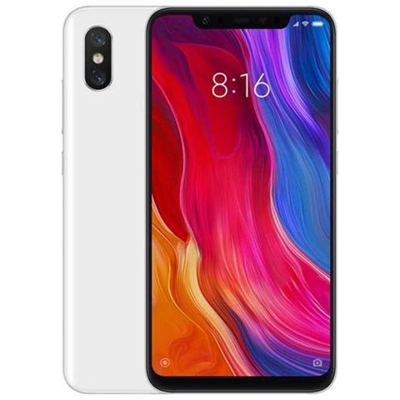 Mi 8 Bianca Dual Sim Display 6.21''Hd+ Octa Core Ram 4Gb Storage 64Gb Wi-Fi + 4G Lte Fotocamera 12Mpx Android-Italia