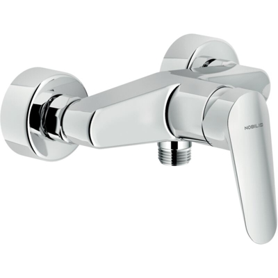 Caesaroo - Nobili Miscelatore monocomando doccia esterno in ottone cromato serie Blues BS101130CR | Cromato