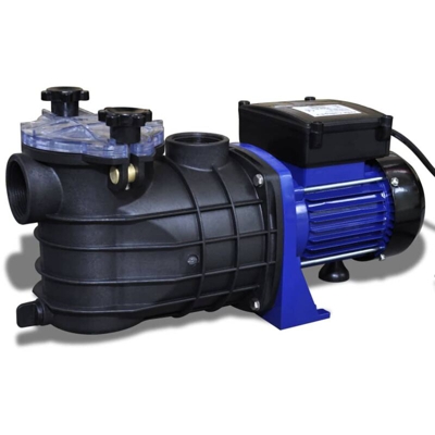 Pompa di filtrazione elettrica per piscina 500W Blu - Viola