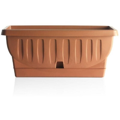 Fioriera Natura Con Sottovaso 50Cm