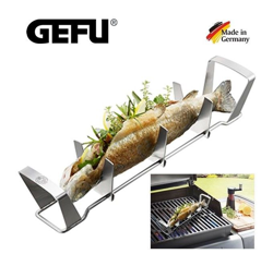 Gefu - SUPPORTO PER CUOCERE UN PESCE INTERO IN FORNO O BARBECUE IN ACCIAIO INOX ' ' en oferta