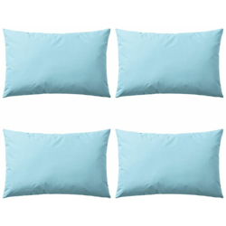 Asupermall - Cuscini da Esterno 4 pz 60x40 cm Celesti en oferta
