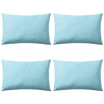 Asupermall - Cuscini da Esterno 4 pz 60x40 cm Celesti