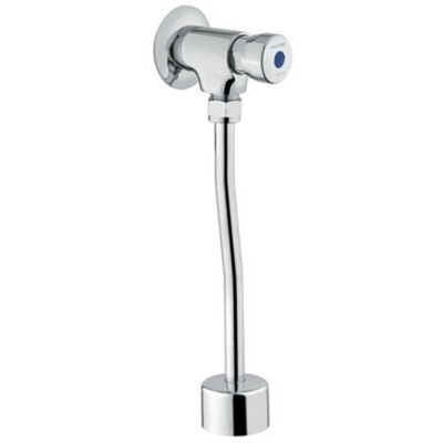 RUBINETTO ORINATOIO A PULSANTE DA PARETE CON ARRESTO TEMPORIZZATO Cromo