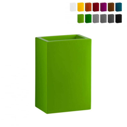 Vaso per piante rettangolare design moderno Base Pot 40 Colore: Verde 2 - Slide características