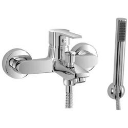 Feridras - Miscelatore per Vasca da Bagno Cromato con Duplex e Doccetta en oferta