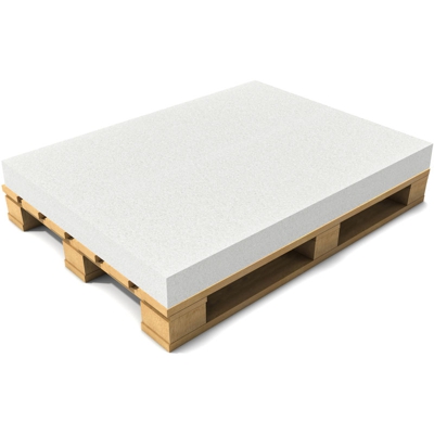 [neu.haus] - Cuscino per pallet senza fodera - Foglio imbottitura per divani - 120 x 80 x 10cm - Bianco