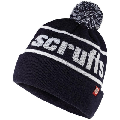 Cappello vintage con pon pon Blu - Scruffs