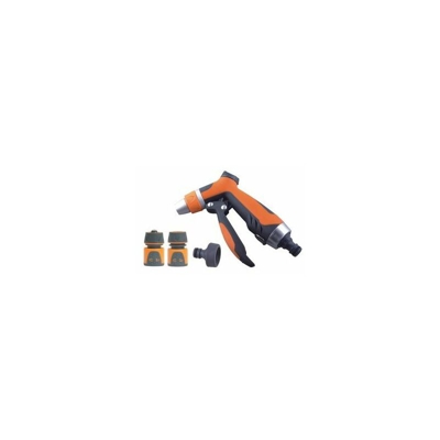 Set irrigazione 4 pz pistola regolabile e raccordi mod hydro ym7223