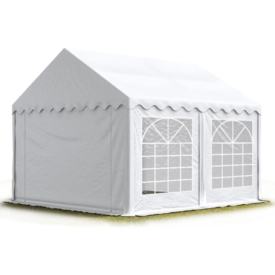 3x5m Tendone per Feste, Gazebo PVC 500, ignifugo, bianco