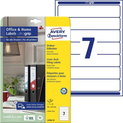 Avery Dennsion Zweckform - Avery L4760-10 etichetta per stampante