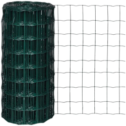 YOUTHUP Recinzione Europea in Acciaio 10 x 0,8 m Verde - Verde en oferta