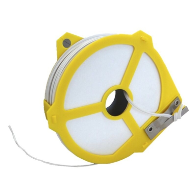 Filo plastificato bianco con dispenser 4mmx50m