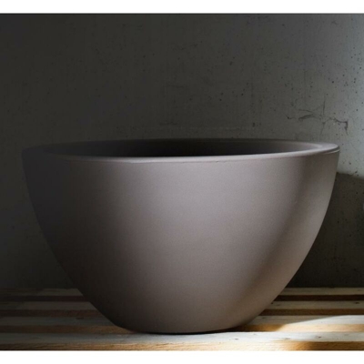 Ciotola in resina 'Caspò' cm. 30 TORTORA