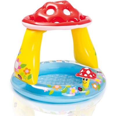 Intex Piscina da Bambini a Forma di Funghetto 57114NP - Multicolore