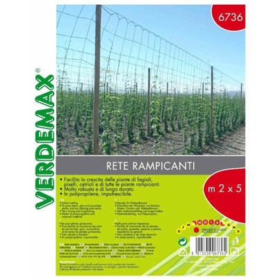 Rete per rampicanti rot. m 2x5 confezione singola