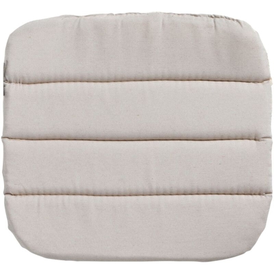 Madison Cuscino per Sedia da Pranzo Panama 40x40 cm Bianco Lino - Bianco