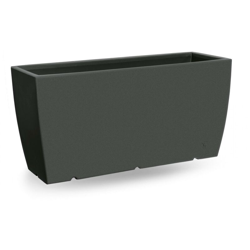 Cassetta rettangolare in resina 'Genesis' 70 cm. Antracite en oferta